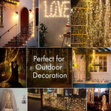 200LED Solar Powered String Fairy Light for Outdoor Decoration_6