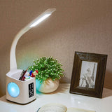 Multifunctional LED Dimmable Desk Lamp with Charging Port- USB Powered_1