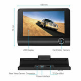 Full HD Front Rear & Interior Three Lens Car Dashboard Camera_8
