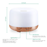 Aroma Therapy Scent Diffuser Humidifier and LED Lamp- US, UK, EU, AU Plug_2
