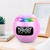 Wireless USB Rechargeable Spherical Speaker and Digital Clock_11