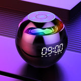 Wireless USB Rechargeable Spherical Speaker and Digital Clock_14