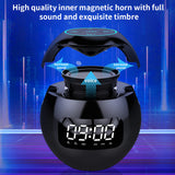 Wireless USB Rechargeable Spherical Speaker and Digital Clock_6