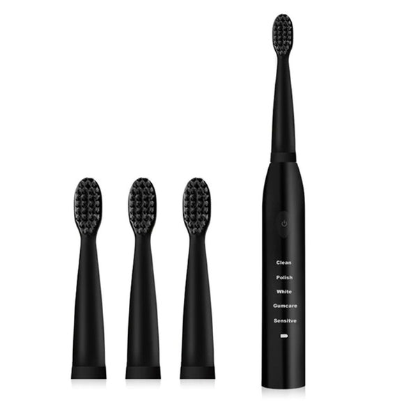 Ultrasonic Rechargeable Electronic Washable Toothbrush- USB Charging_0