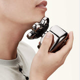 6 Blade USB Rechargeable Electric Hair Clipper Body Hair Shaver_0