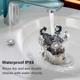 6 Blade USB Rechargeable Electric Hair Clipper Body Hair Shaver_17