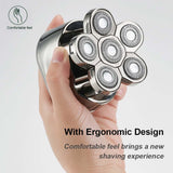 6 Blade USB Rechargeable Electric Hair Clipper Body Hair Shaver_4