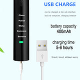 Ultrasonic Rechargeable Electronic Washable Toothbrush- USB Charging_11
