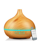 Wood Grain Aroma Therapy Ultrasonic Mist Essential Oil Diffuser- AU, EU, UK, US Plug_0