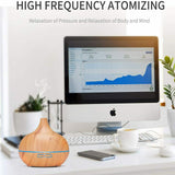 Wood Grain Aroma Therapy Ultrasonic Mist Essential Oil Diffuser- AU, EU, UK, US Plug_3