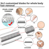 USB Charging Electric Waterproof Hair Trimmer Shaver with LCD Display_8