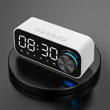 Multifunctional BT 5.0 Speaker Subwoofer LED Alarm Clock- USB Powered_3