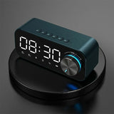 Multifunctional BT 5.0 Speaker Subwoofer LED Alarm Clock- USB Powered_11