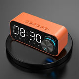 Multifunctional BT 5.0 Speaker Subwoofer LED Alarm Clock- USB Powered_12