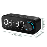 Multifunctional BT 5.0 Speaker Subwoofer LED Alarm Clock- USB Powered_10