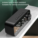 Multifunctional BT 5.0 Speaker Subwoofer LED Alarm Clock- USB Powered_13