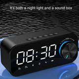Multifunctional BT 5.0 Speaker Subwoofer LED Alarm Clock- USB Powered_5