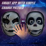 LED Face Transforming Luminous Face Mask for Parties- Battery Powered/USB Rechargeable_24