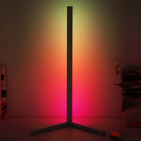 Modern RGB LED Corner Rod Standing Floor Lamp- EU, US Plug_20