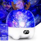 USB Rechargeable LED Elk Light Projector and Bluetooth Music Lamp_3