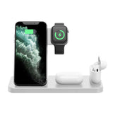 4-in-1 Wireless Fast Charging Station for QI Devices- USB Powered_4