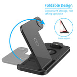 4-in-1 Wireless Fast Charging Station for QI Devices- USB Powered_6
