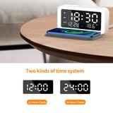 LED Digital Alarm Clock and Wireless Phone Charger- USB Powered_15