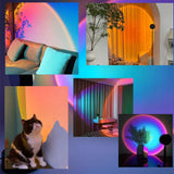 RGB Remote Controlled LED Sunlight Projector Room Decor- USB Plugged in_1
