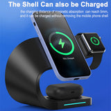 4-in-1 Fast Charging Magnetic Wireless Charger- USB Powered_6