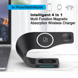 4-in-1 Fast Charging Magnetic Wireless Charger- USB Powered_11