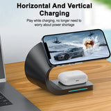 4-in-1 Fast Charging Magnetic Wireless Charger- USB Powered_13