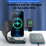 4-in-1 Fast Charging Magnetic Wireless Charger- USB Powered_1