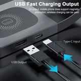 4-in-1 Fast Charging Magnetic Wireless Charger- USB Powered_5