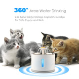 Automatic Pet Water Fountain with Pump and LED Indicator( UK/AU/EU/US plug)_1