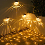 Semi Circle Solar Powered Outdoor Waterproof Sensor Wall Light_2