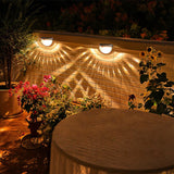 Semi Circle Solar Powered Outdoor Waterproof Sensor Wall Light_3