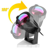 LED Multi-Color Sunset and Rainbow Spotlight Projector- USB Plugged-in_7