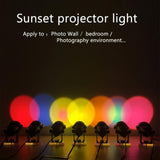 LED Multi-Color Sunset and Rainbow Spotlight Projector- USB Plugged-in_10