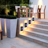 2pc/set LED Outdoor Garden Solar Powered LED Wall Lamps_6