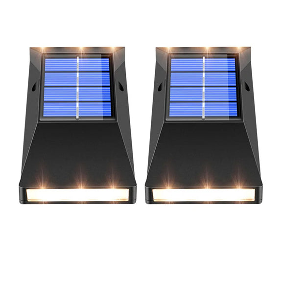 2pc/set LED Outdoor Garden Solar Powered LED Wall Lamps_7