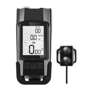 3-in-1 Bicycle Speedometer Rechargeable Bike Light- USB Charging_0