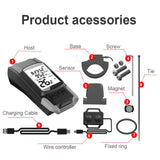 3-in-1 Bicycle Speedometer Rechargeable Bike Light- USB Charging_16