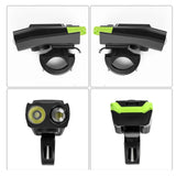 3-in-1 Bicycle Speedometer Rechargeable Bike Light- USB Charging_1