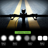 3-in-1 Bicycle Speedometer Rechargeable Bike Light- USB Charging_4