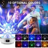 Multi-function Star Light Projector Bluetooth Speaker Night Lamp- USB Powered_14