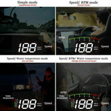 HUD Car Display Overs-speed Warning Projecting Data System- USB Powered_2