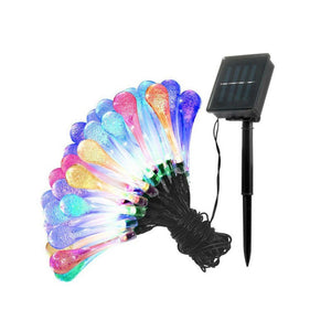 Solar Powered Outdoor Fairy LED Droplights Garden Decor_0
