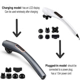 Electric Handheld Back Massager with 6 Interchangeable Heads- EU Plug_7