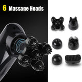 Electric Handheld Back Massager with 6 Interchangeable Heads- EU Plug_14