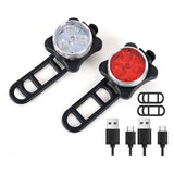 Super Bright USB Rechargeable Bicycle Tail Light with 4 Light Modes_0